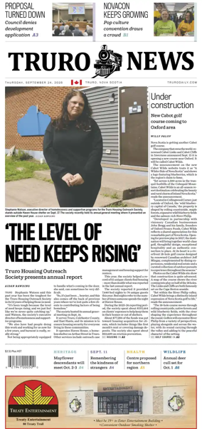 Cover of Truro News