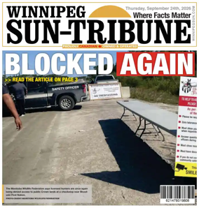 Cover of Winnipeg Sun