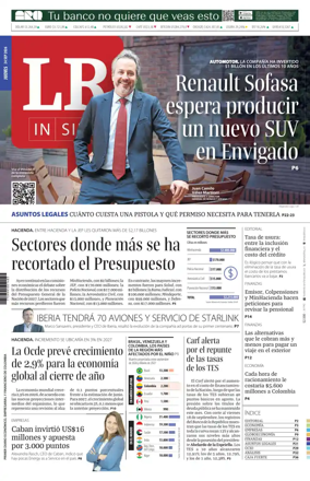 Cover of La Republica (Colombia)
