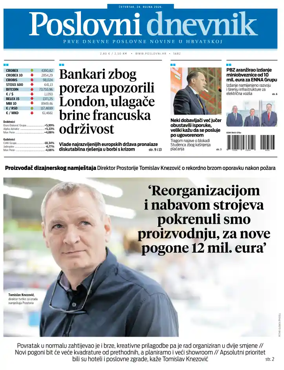 Cover of Poslovni Dnevnik