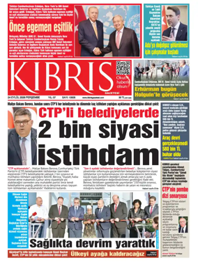 Cover of Kibris Gazetesi