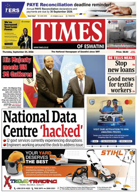 Cover of Times of Eswatini