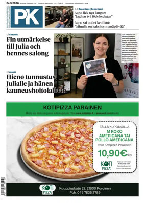 Cover of Pargas Kungorelser - Paraisten Kuulutukset