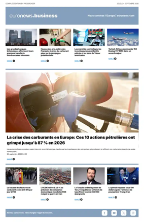 Cover of Euronews Business (French)