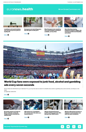 Cover of Euronews Health (English) Compiled Edition