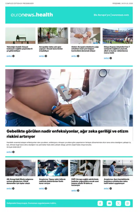 Cover of Euronews Health (Turkish) Compiled Edition