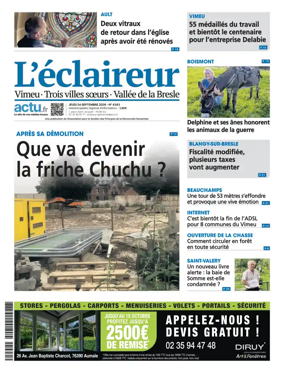 Cover of L'Eclaireur (Vimeu Trois villes soeurs Vallee de la Bresle)
