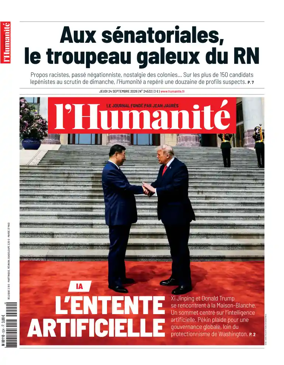Cover of L'HUMANITE