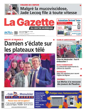 Cover of La Gazette du Centre Morbihan