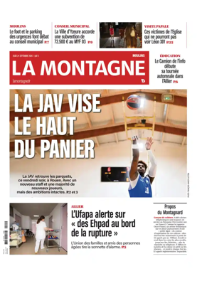Cover of La Montagne (Moulins)