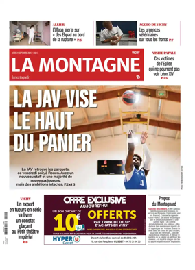 Cover of La Montagne (Vichy)