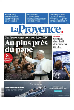 Cover of La Provence Martigues-Istres-Vitrolles-Marignane