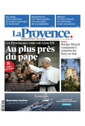 Cover of La Provence Salon-de-Provence / Pays salonais