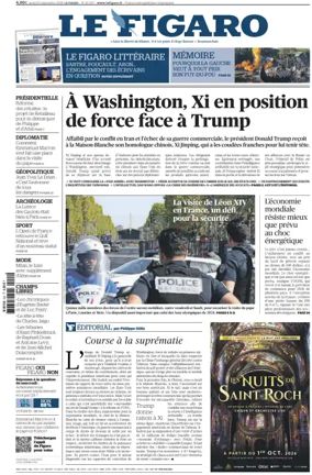 Cover of Le Figaro