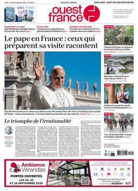 Cover of Ouest France (Challans / Saint-Gilles-Croix-de-Vie)