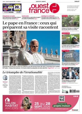Cover of Ouest France (Cholet)