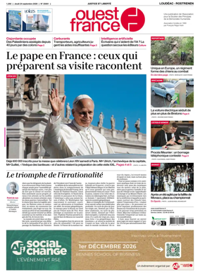 Cover of Ouest France (Loudeac / Rostrenen)