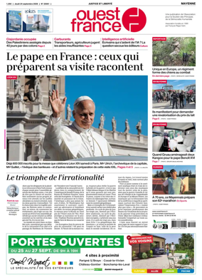 Cover of Ouest France (Mayenne)