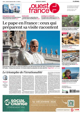 Cover of Ouest France (Ploermel)