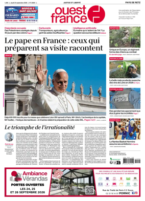 Cover of Ouest France (Pornic / Pays de Retz)