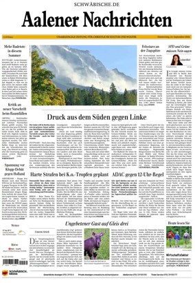 Cover of Aalener Nachrichten