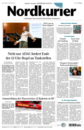 Cover of Demminer Zeitung