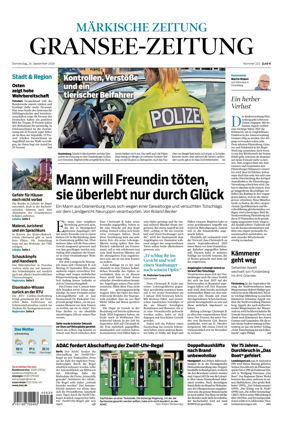 Cover of Gransee-Zeitung