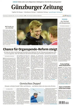 Cover of Guenzburger Zeitung