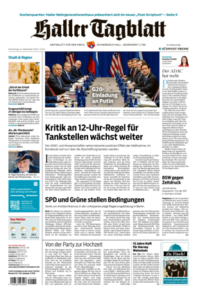 Cover of Haller Tagblatt