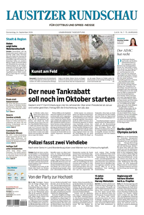 Cover of Lausitzer Rundschau