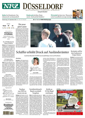 Cover of Neue Rhein Zeitung (Dusseldorf)