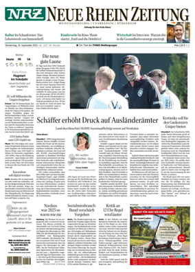 Cover of Neue Rhein Zeitung (Emmerich and Kleve)