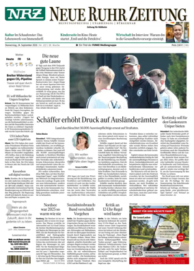 Cover of Neue Rhein Zeitung (Mulheim an der Ruhr)