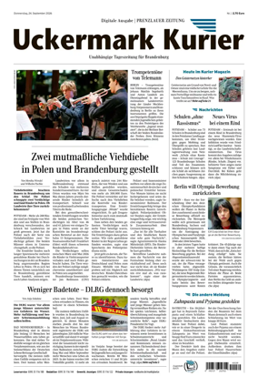 Cover of Prenzlauer Zeitung