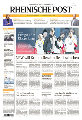 Cover of Rheinische Post Duisburg