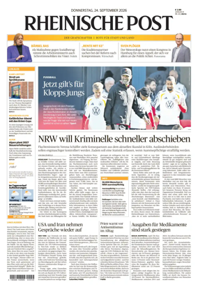 Cover of Rheinische Post - Xanten and Moers