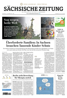 Cover of Sachsische Zeitung (Riesa & Grossenhain)