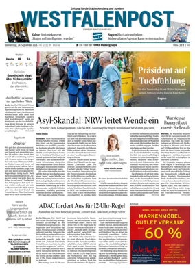 Cover of Westfalenpost (Arnsberg)
