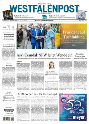 Cover of Westfalenpost (Bad Berleburg Wittgenstein)