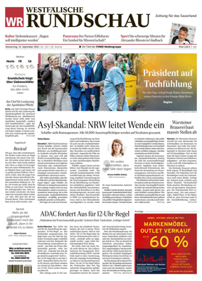 Cover of Westfalische Rundschau (Arnsberg)