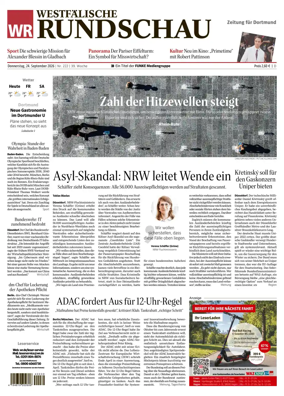 Cover of Westfalische Rundschau (Dortmund-Sud II)