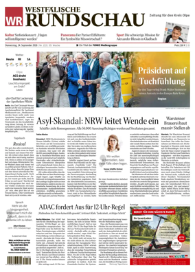 Cover of Westfalische Rundschau (Olpe)