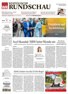 Cover of Westfalische Rundschau (Wetter)