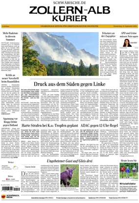 Cover of Zollern-Alb-Kurier (Balingen)