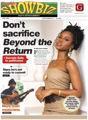 Cover of Graphic Showbiz
