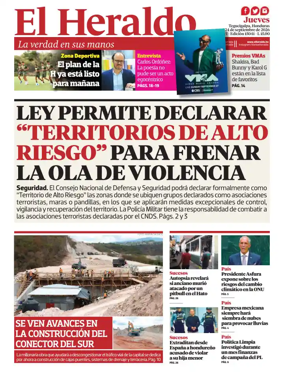 Cover of Diario El Heraldo