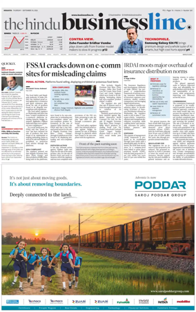 Cover of BusinessLine (Kolkata)