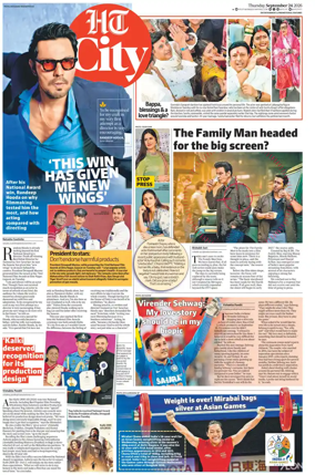 Cover of Hindustan Times (Chandigarh) - City