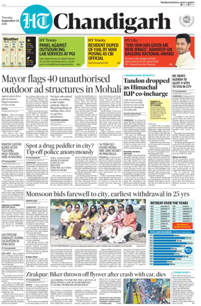 Cover of Hindustan Times (Chandigarh) - Live
