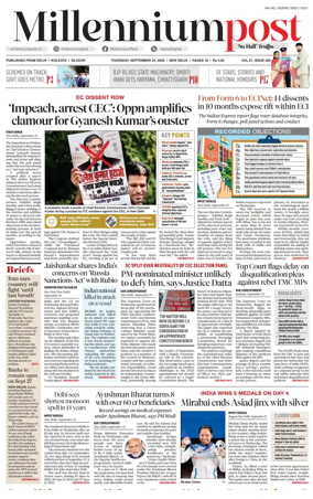 Cover of Millennium Post